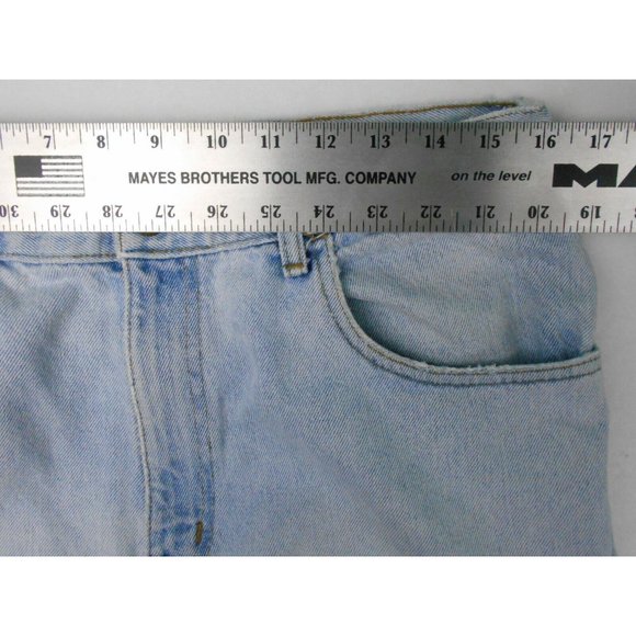 VTG Armani jeans Sz. 36x32 Men’s button fly 100% cotton Simint Industria SPA - Picture 10 of 12